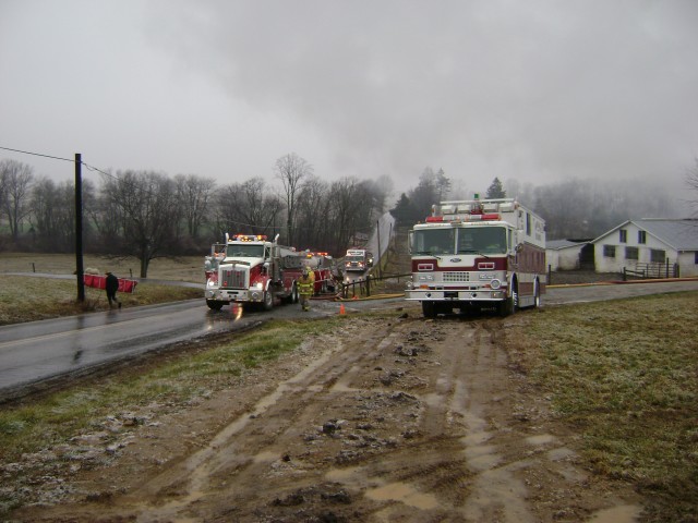 Meadville Rd. Barn Fire